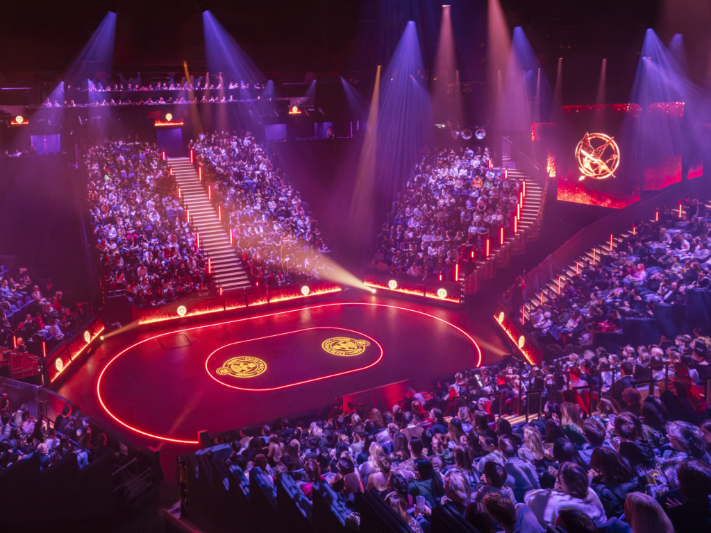 Theatre Tickets in London production image of The Hunger Games On Stage.